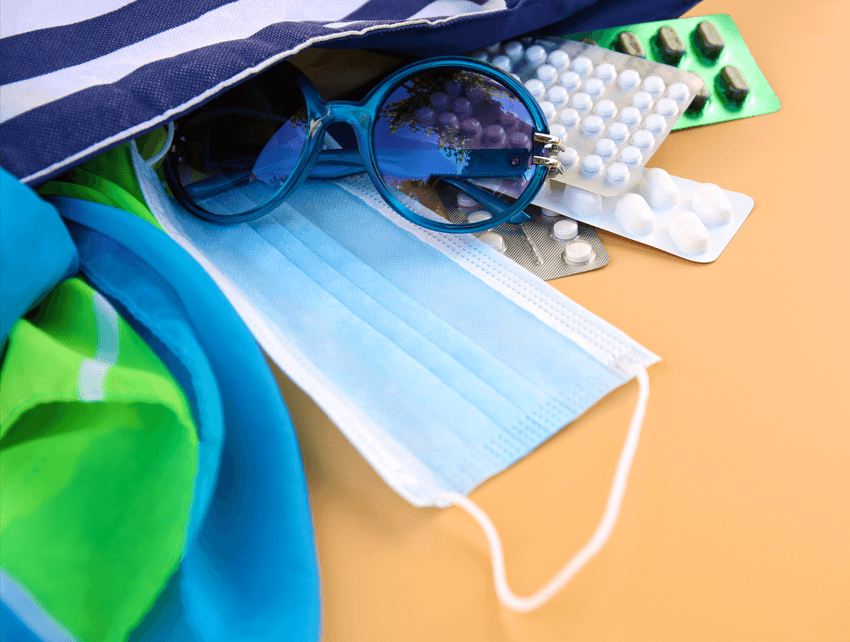 Trousse à pharmacie pour les vacances