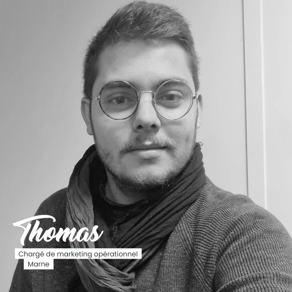 Thomas, chargé de marketing fait partie des visages d'Amaelles