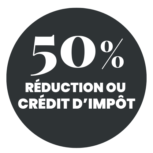 50% reduction et credit impot sur les services amaelles menage et repassage