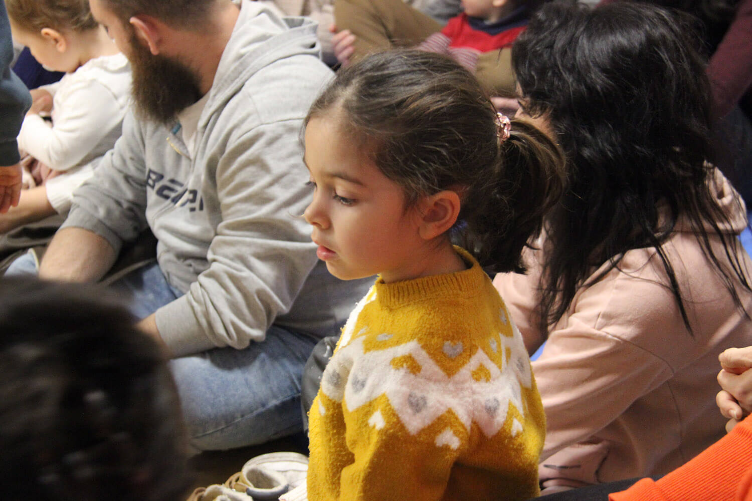 feter noel 2023 avec la micro creche amaelles les petits castors a mulhouse