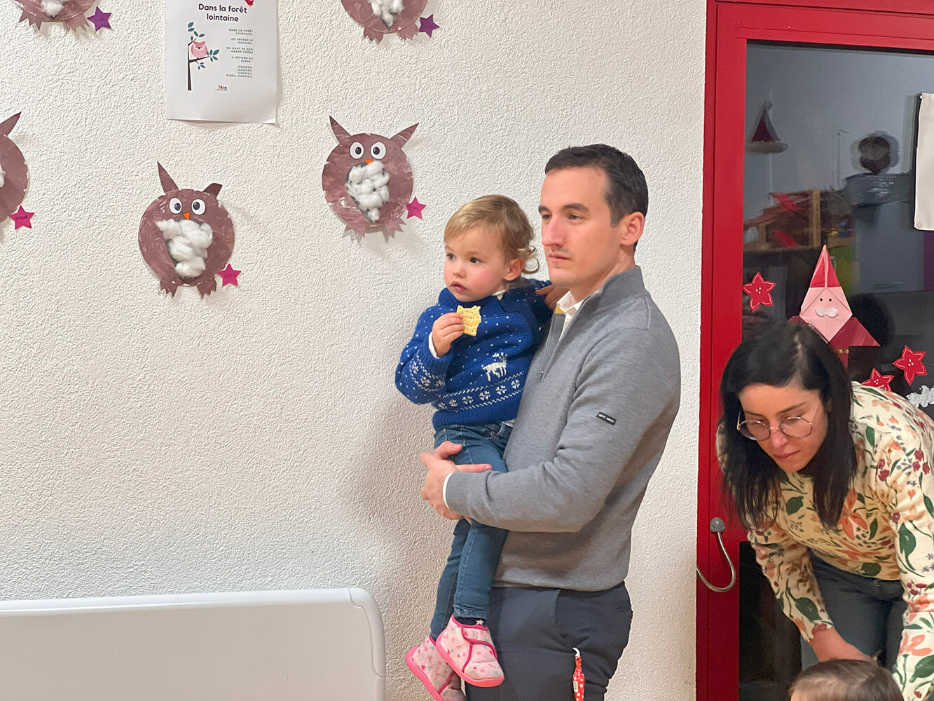 fete de noel 2023 avec la micro creche amaelles les petits castors a mulhouse