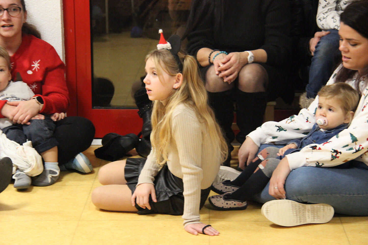 feter noel 2023 avec la micro creche amaelles les petits castors a mulhouse