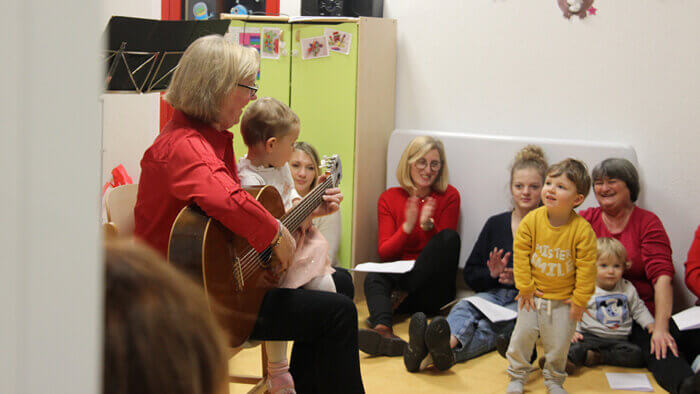 soiree noel en musique a la micro-creche amaelles a mulhouse