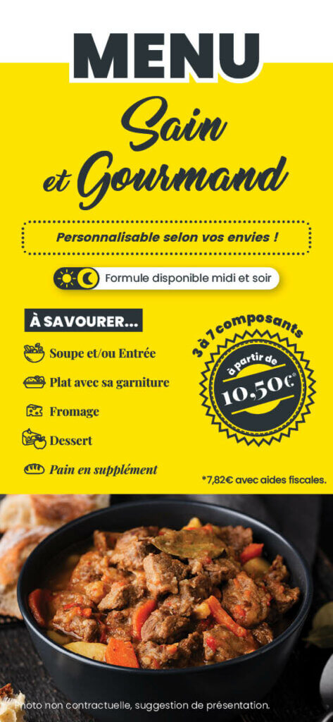 Livraison de menu sain et gourmand dans le 71