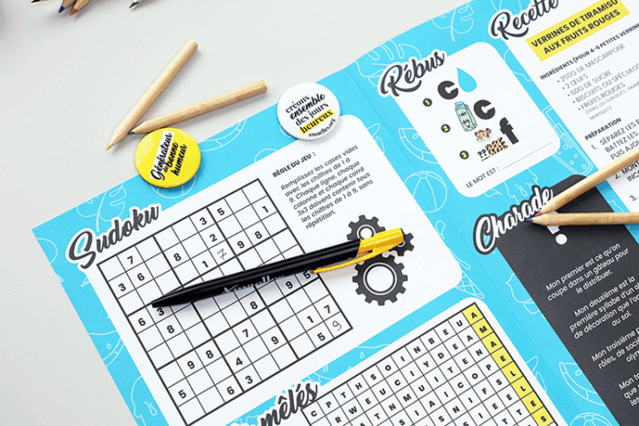 Carnet de jeux 2025 Amaelles - page intérieure