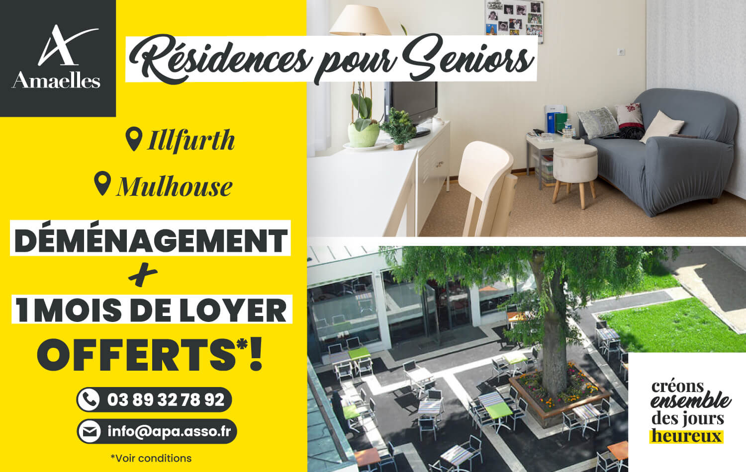 Offre de visites privées sur nos résidences séniors Amaelles