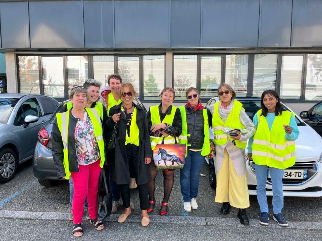 Semaine Jaune à Soli-cités Aides, alias Amaelles Doubs, groupe de salariées