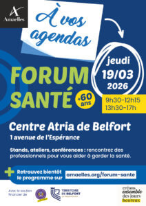 Forum santé au centre Atria de Belfort jeudi 19 mars 2026