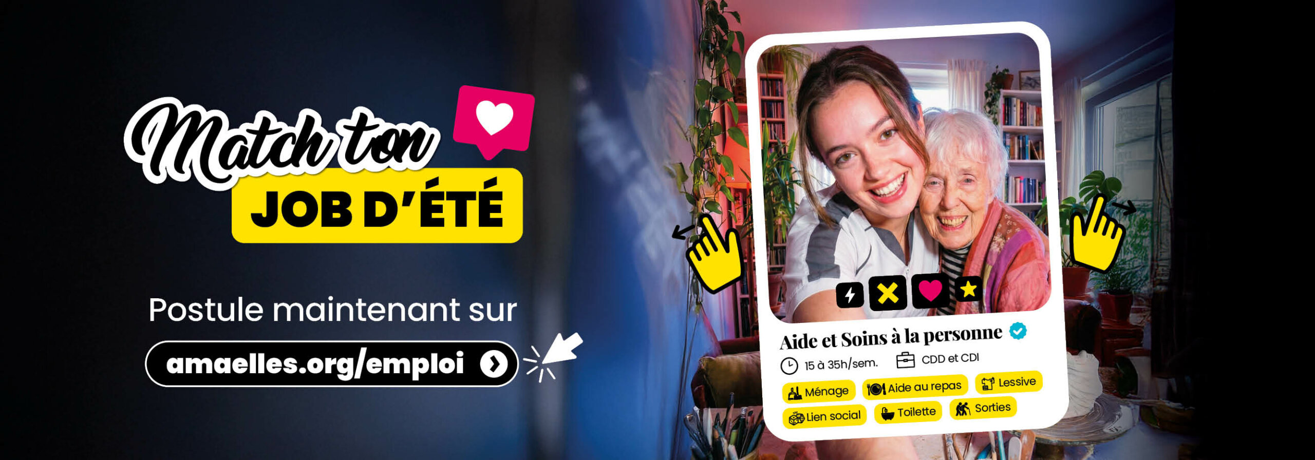 amaelles recrute pour des jobs d'été