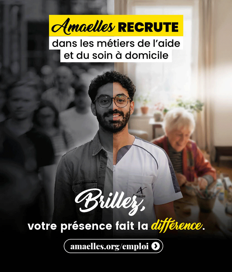 Amaelles recrute et offre des emplois dans l'aide à la personne